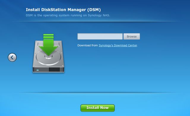 Fig. 2: Installation of DSM in Web UI