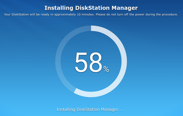 Fig. 3: Installation of DSM in Web UI